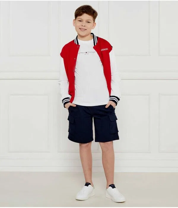 Детский комплект из футболки и шорт Tommy Hilfiger, мультиколор — фото 2