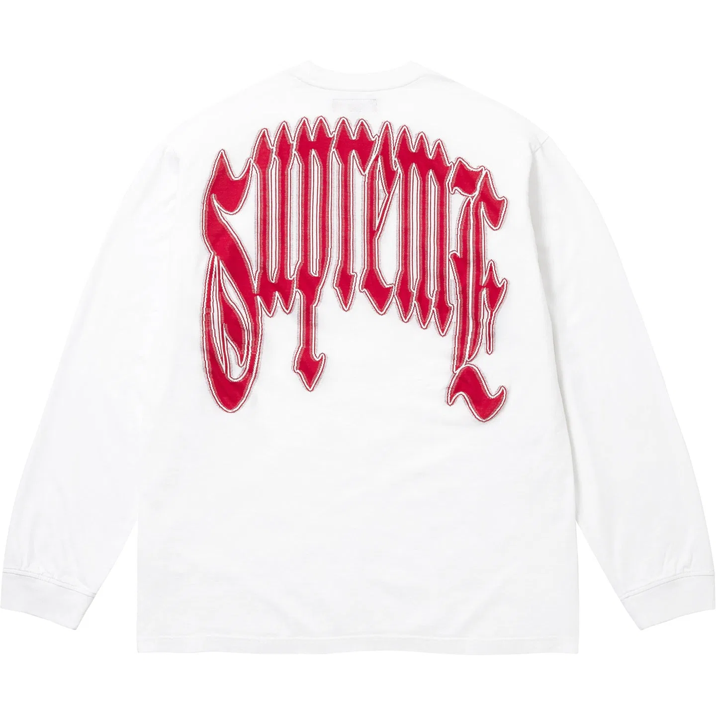 Футболка с круглым вырезом White/White Supreme