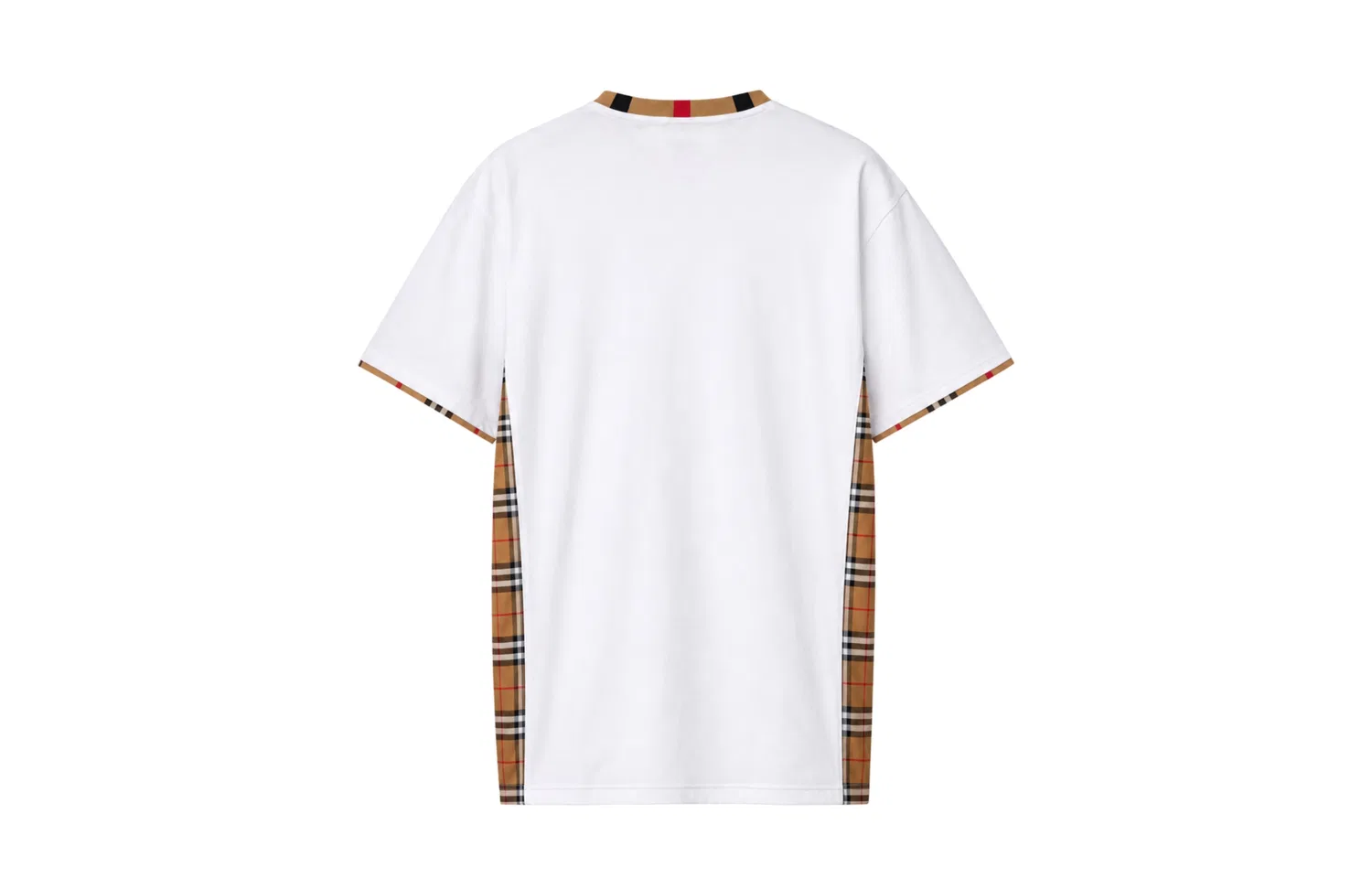 Мужская футболка с круглым вырезом с принтом Clear Day Shadow-White Burberry — фото 4