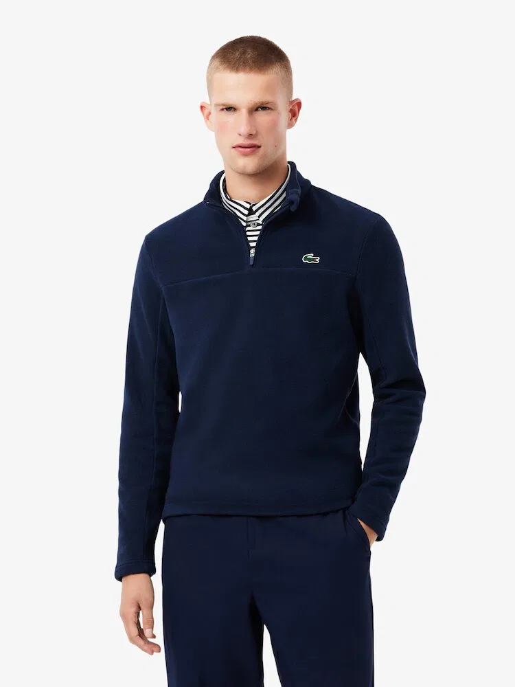 Свитшот на молнии, флисовый, модель SH4809-55N LACOSTE