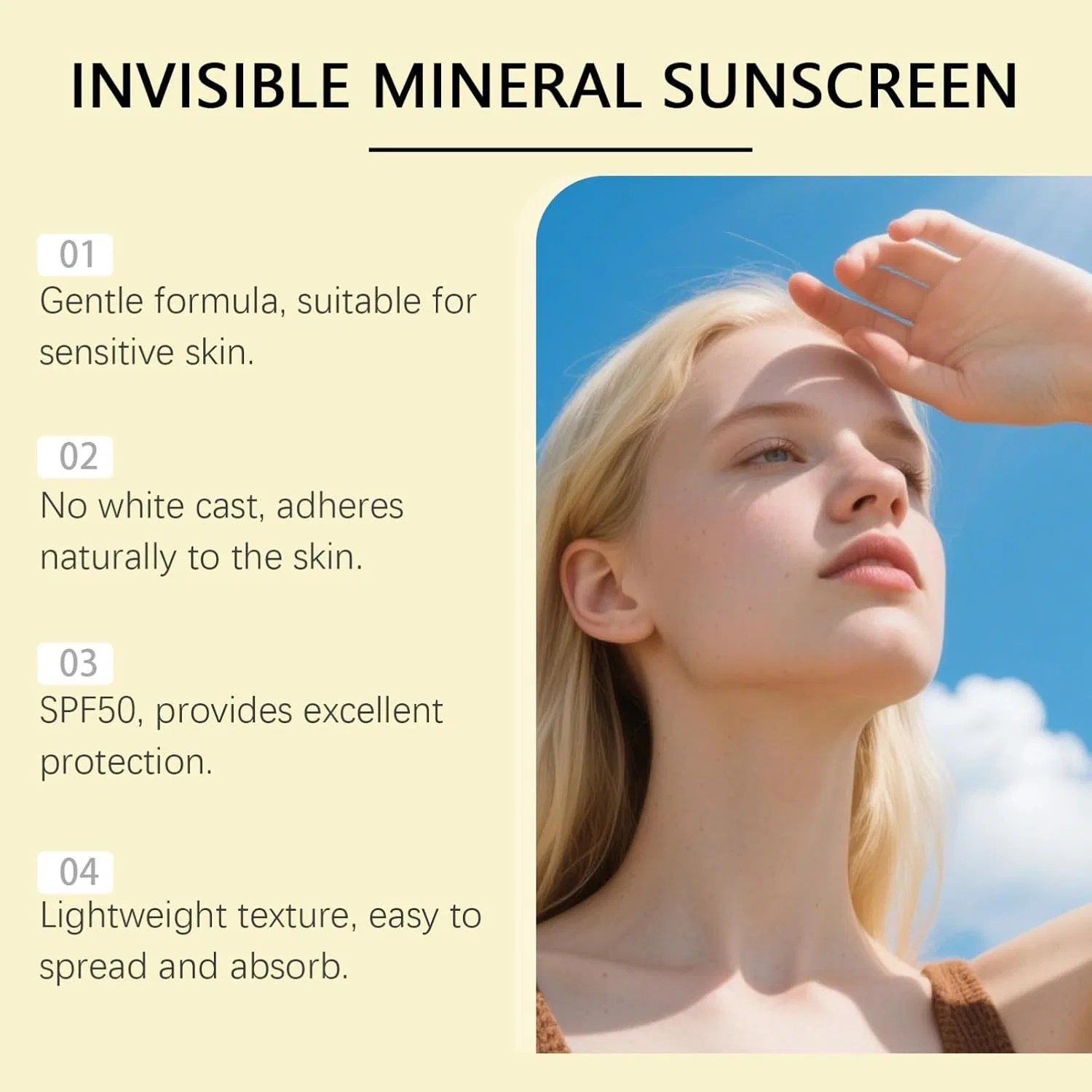 UV Fluid SPF 50, солнцезащитный флюид, 2 штуки, 48 г Generisch — фото 3