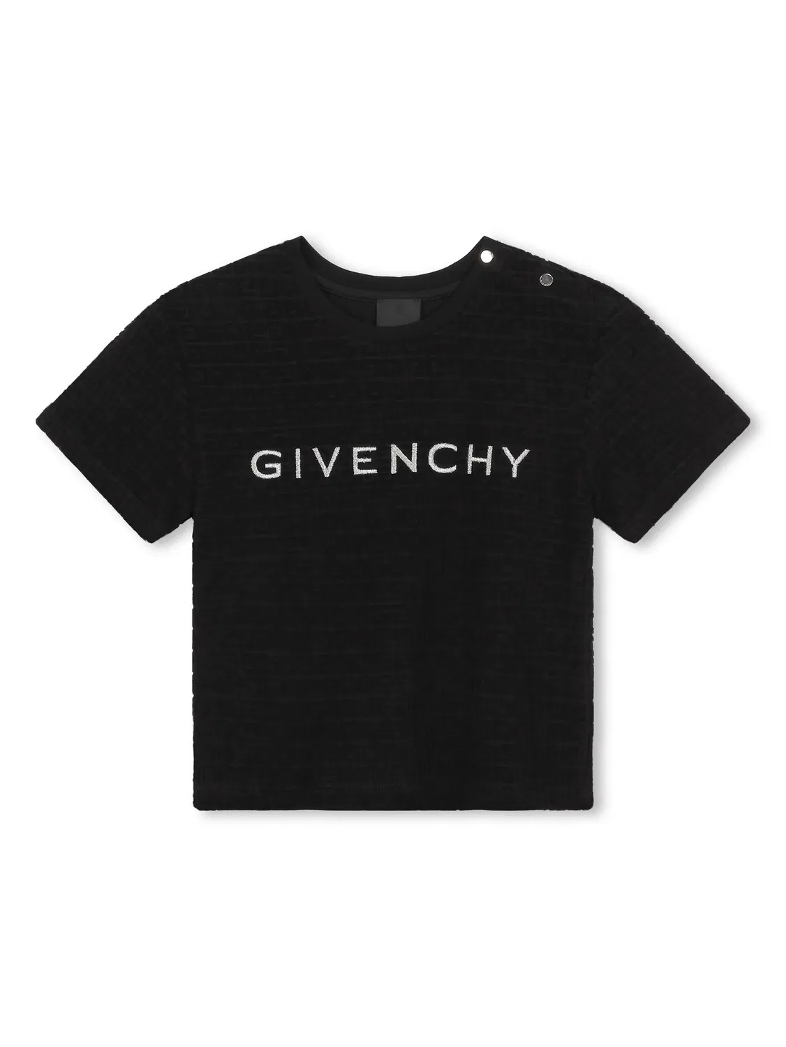 Футболка с жаккардовым узором 4G Givenchy, черный