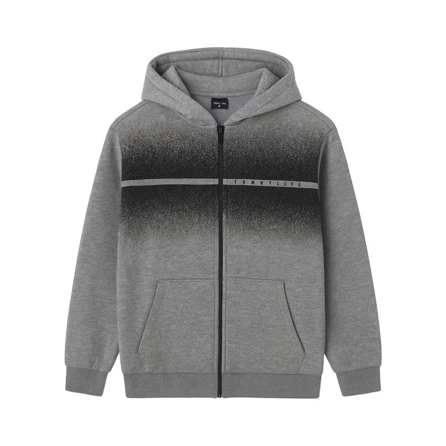 Детский спортивный комплект из кофты и брюк 3 нити Tommy Life, Серый