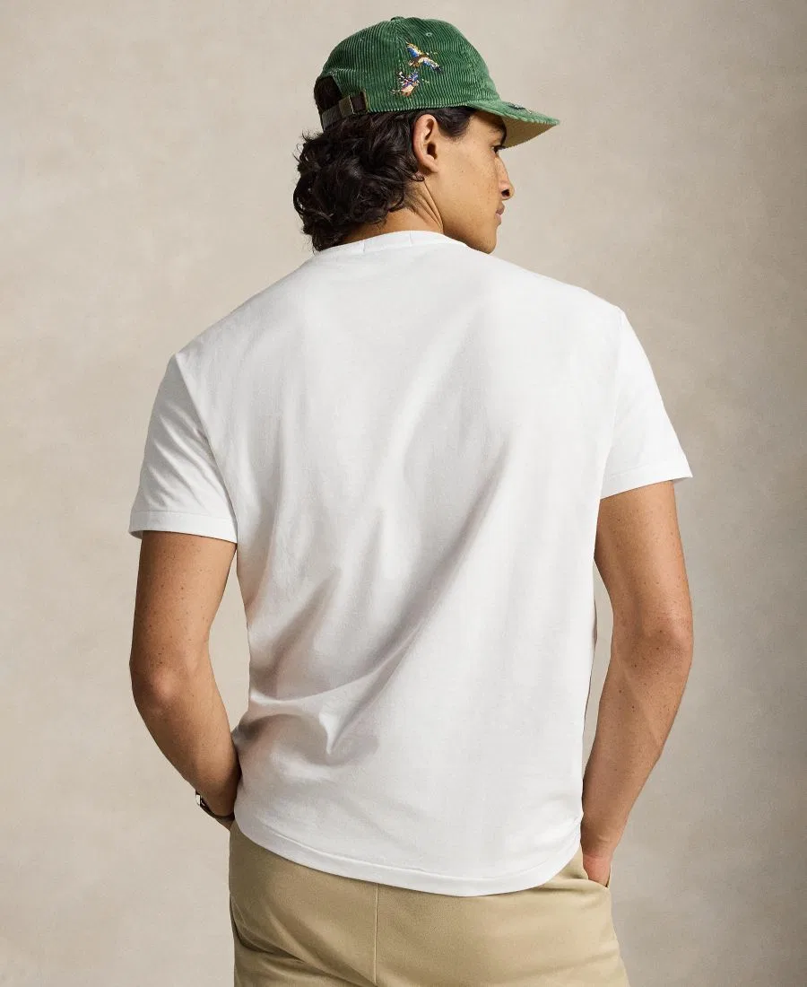 Футболка классического кроя с принтом Polo Bear Polo Ralph Lauren, White — фото 4