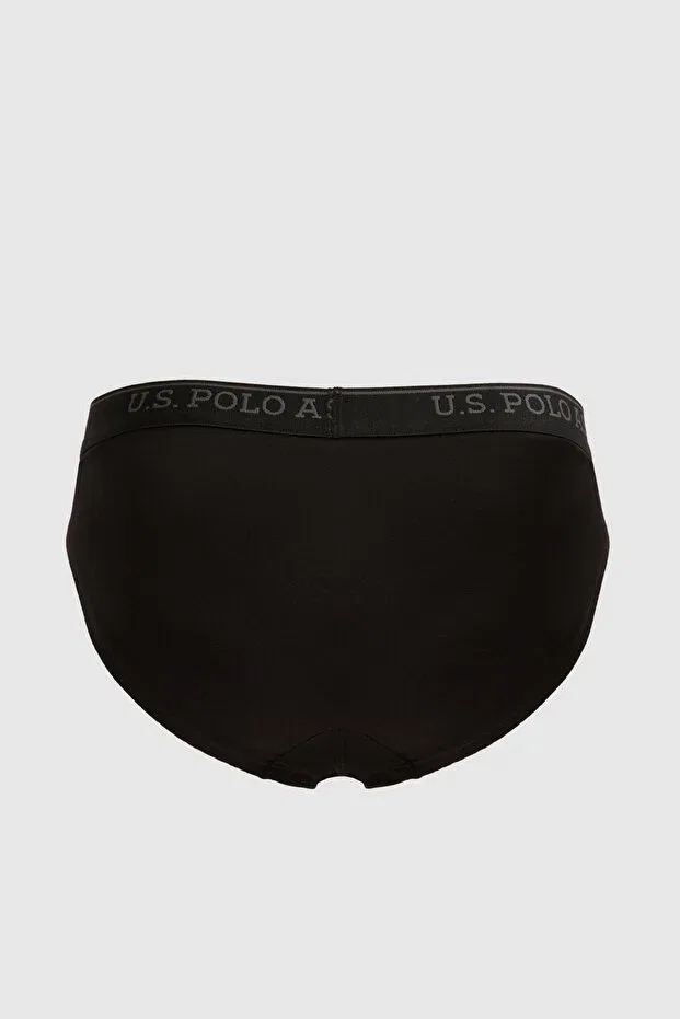 Мужские шорты из ткани U.S. Polo Assn., Black — фото 4