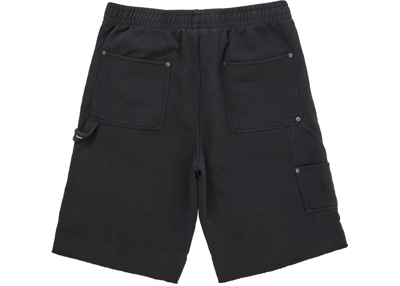 Мужские шорты с двойным коленом Supreme Sweatshort, Black — фото 2
