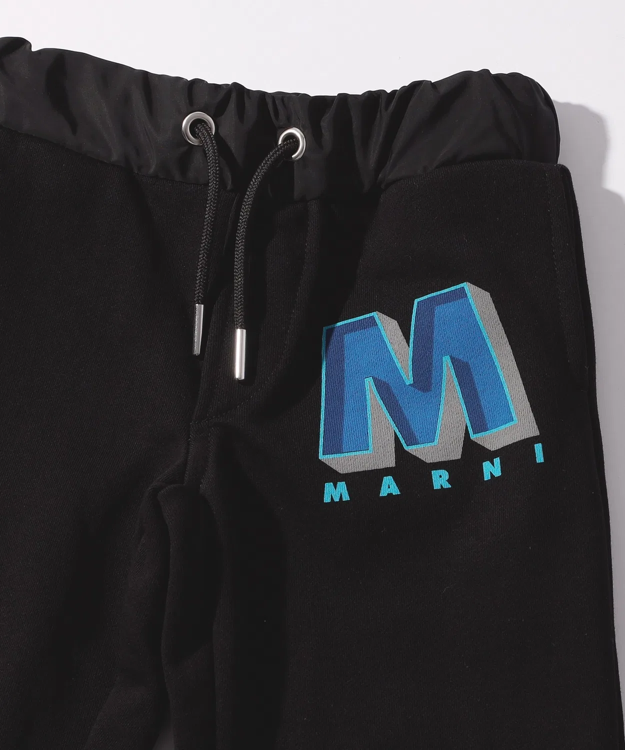Детские спортивные штаны с принтом и логотипом MARNI, Green — фото 4