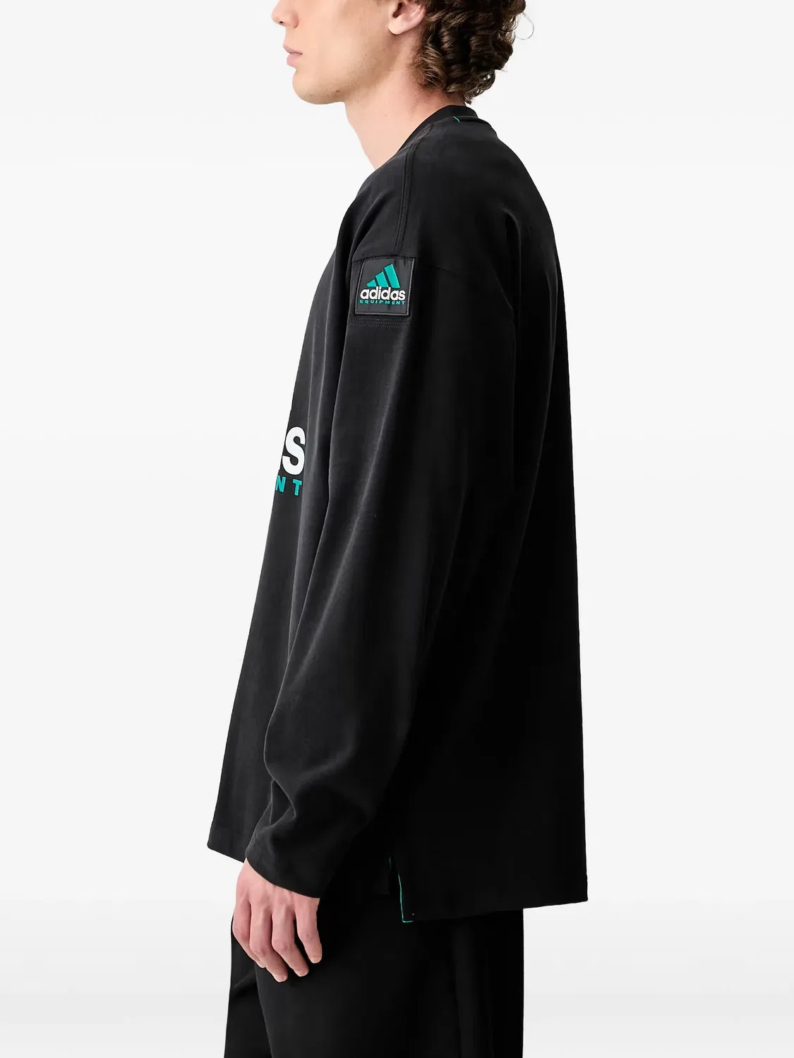 Adidas Лонгслив Equipment черный — фото 2
