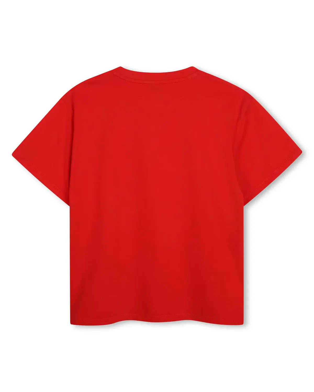 Детская футболка для мальчиков с коротким рукавом с принтом Kenzo Kids, Rojo — фото 3
