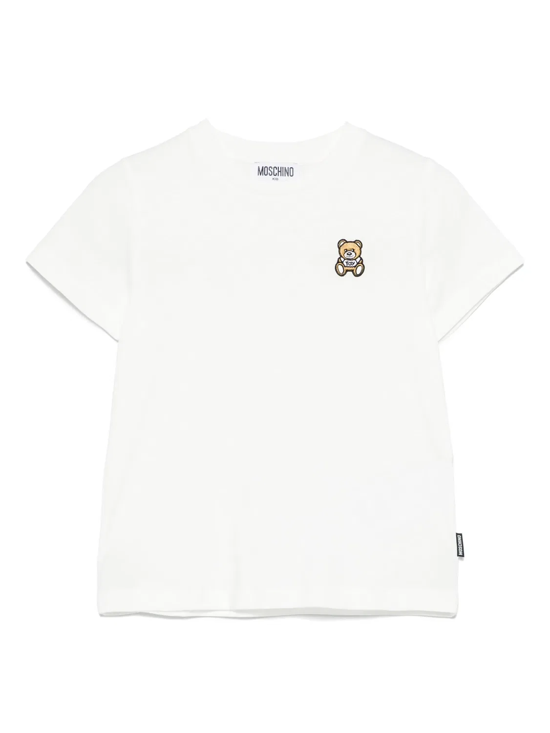 Футболка из Хлопка Moschino, белый
