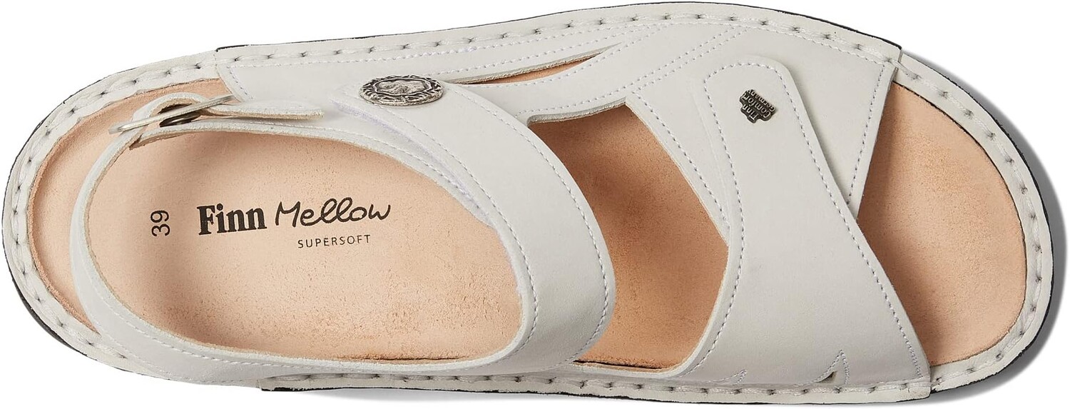 Сандалии на плоской подошве Barbuda Finn Comfort, цвет Bianco Nubuck — фото 2