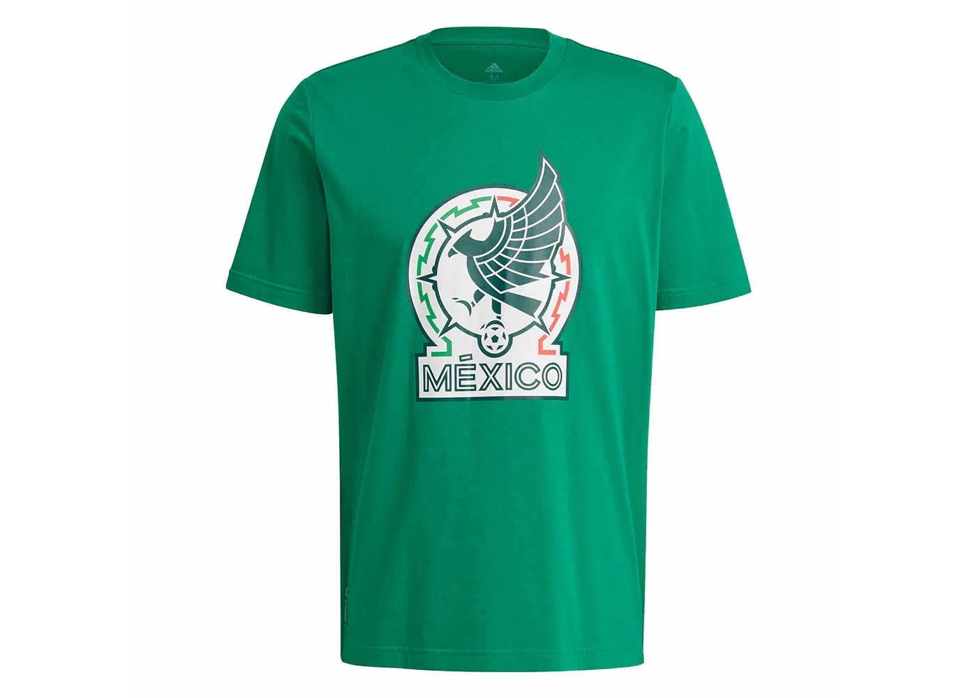Мужская футболка с графическим принтом Mexico Graphic Tee Adidas, цвет Vivid Green