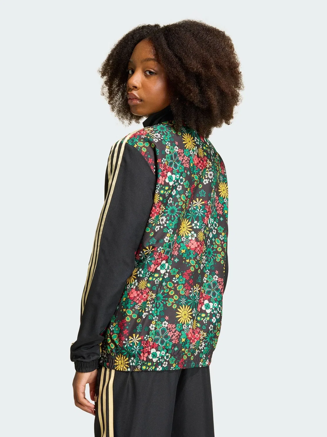 Куртка adidas Originals x Liberty London, черный — фото 3