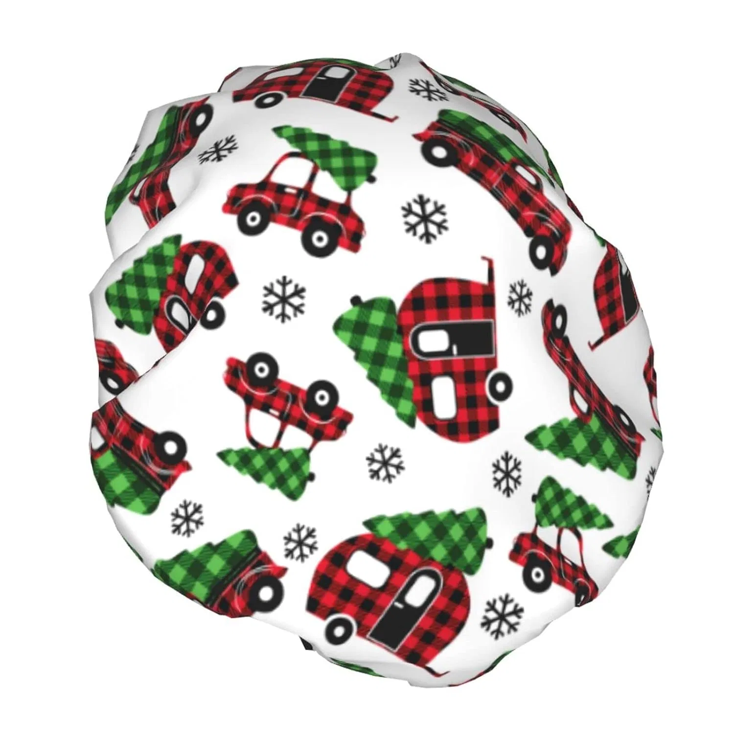 Шапочка для душа Christmas Truck, SJOAOAA, 1 шт, 26.9x10.9x0.5 см, Christmas Truck — фото 2