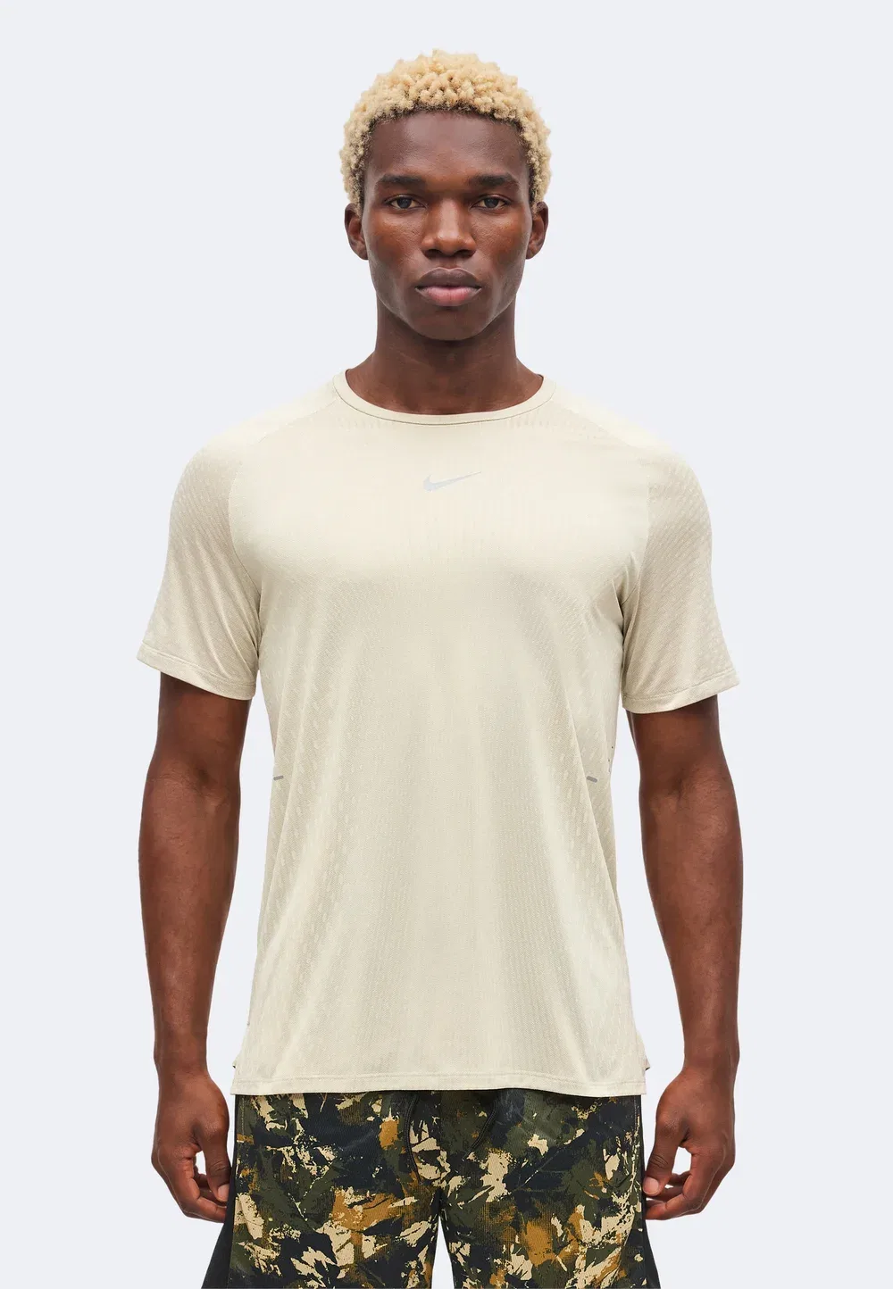 Футболка с принтом Stride Nike Performance, Cream/Sail