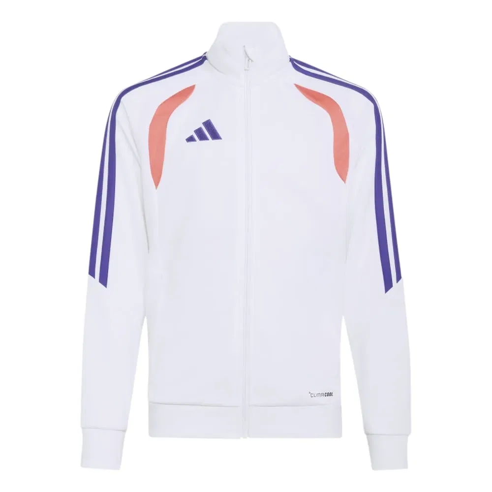 Детская тренировочная куртка Tiro 26 League Training Adidas, White — фото 3