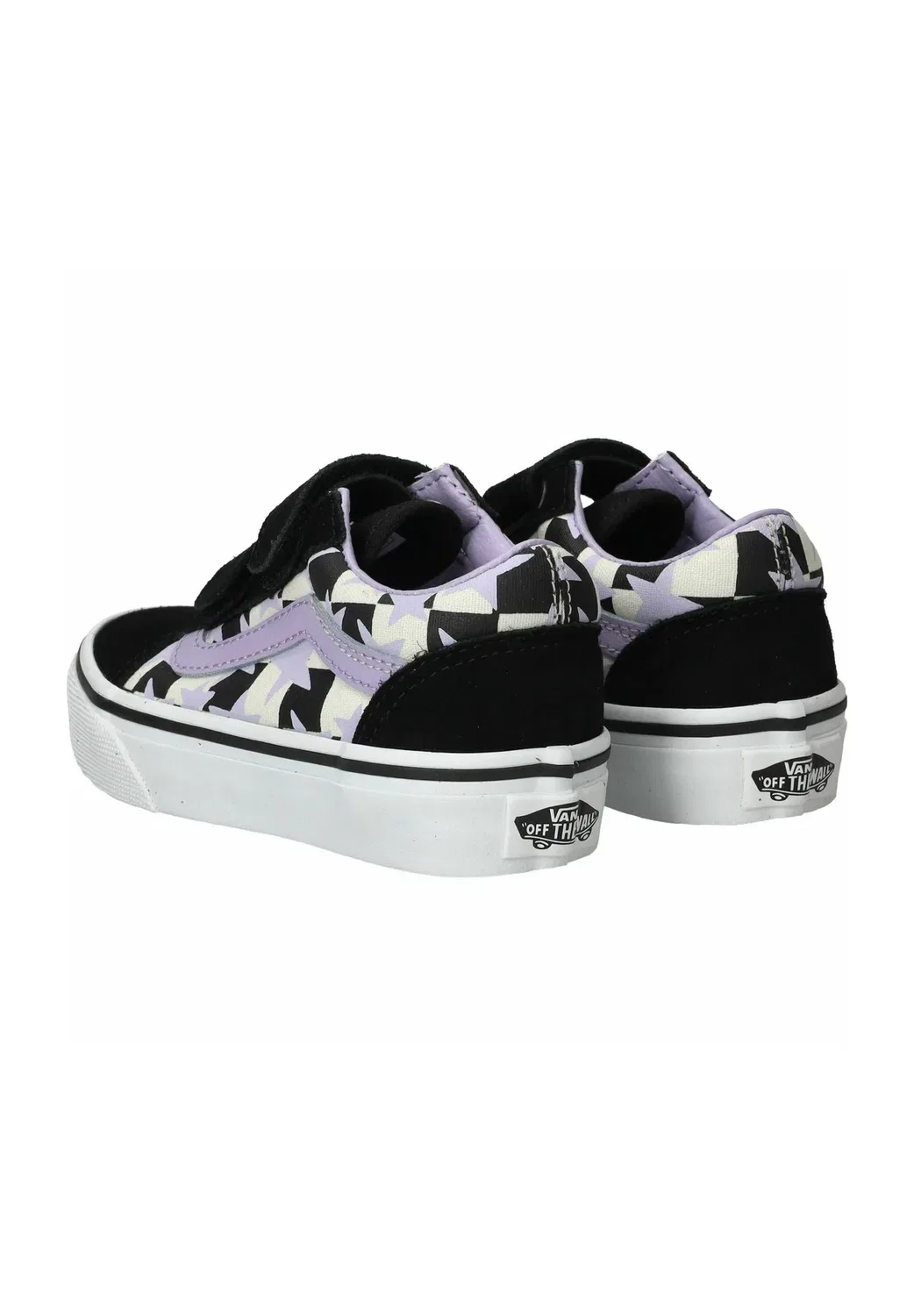 Vn000Cyagrg1 old skool v starry check soft purple - кроссовки Vans, Grg Grey Green — фото 3