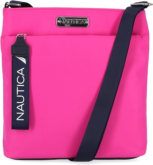 

Сумка кросс-боди Nautica Diver Nylon Small Purse with Adjustable Shoulder Strap, розовый