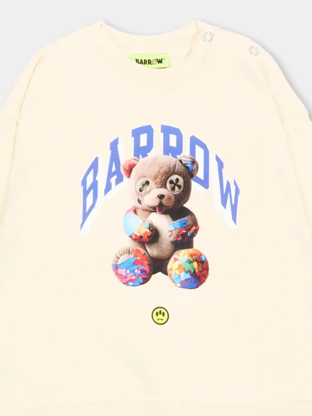 Спортивный костюм с принтом плюшевого мишки Barrow Kids, бежевый — фото 3