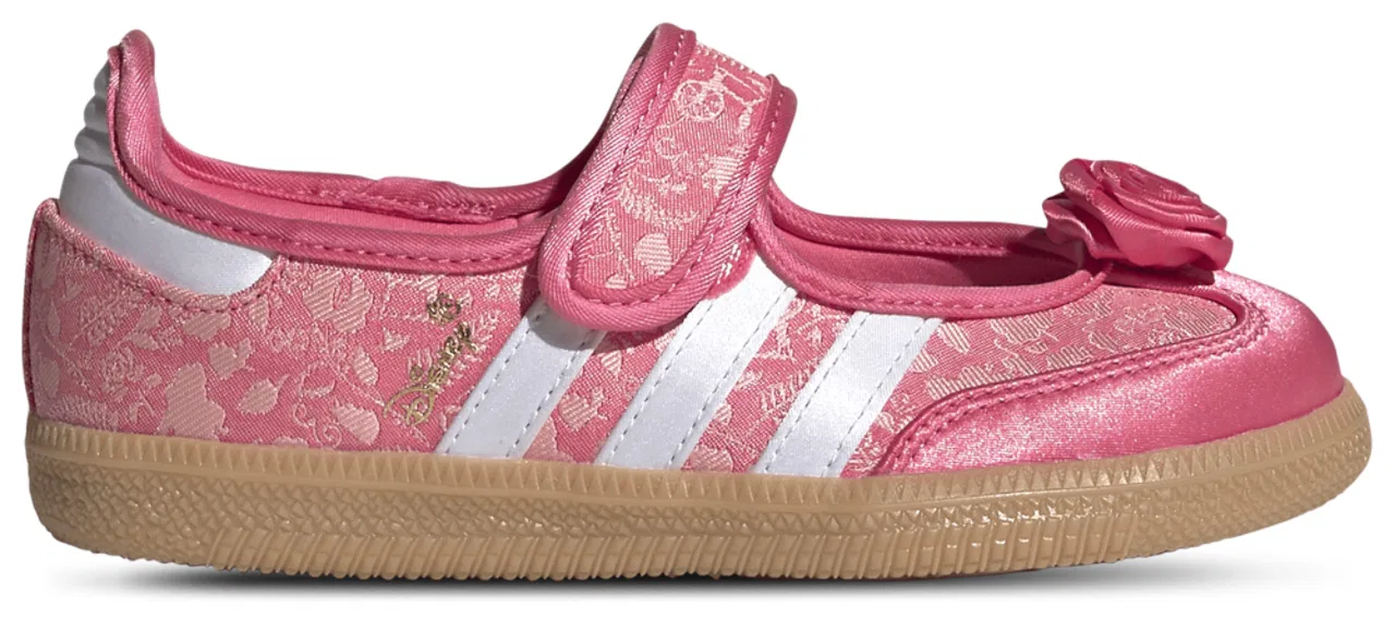 Детские кроссовки для девочек с принтом Samba Jane adidas, Supplier Colour/Supplier Colour/Gum