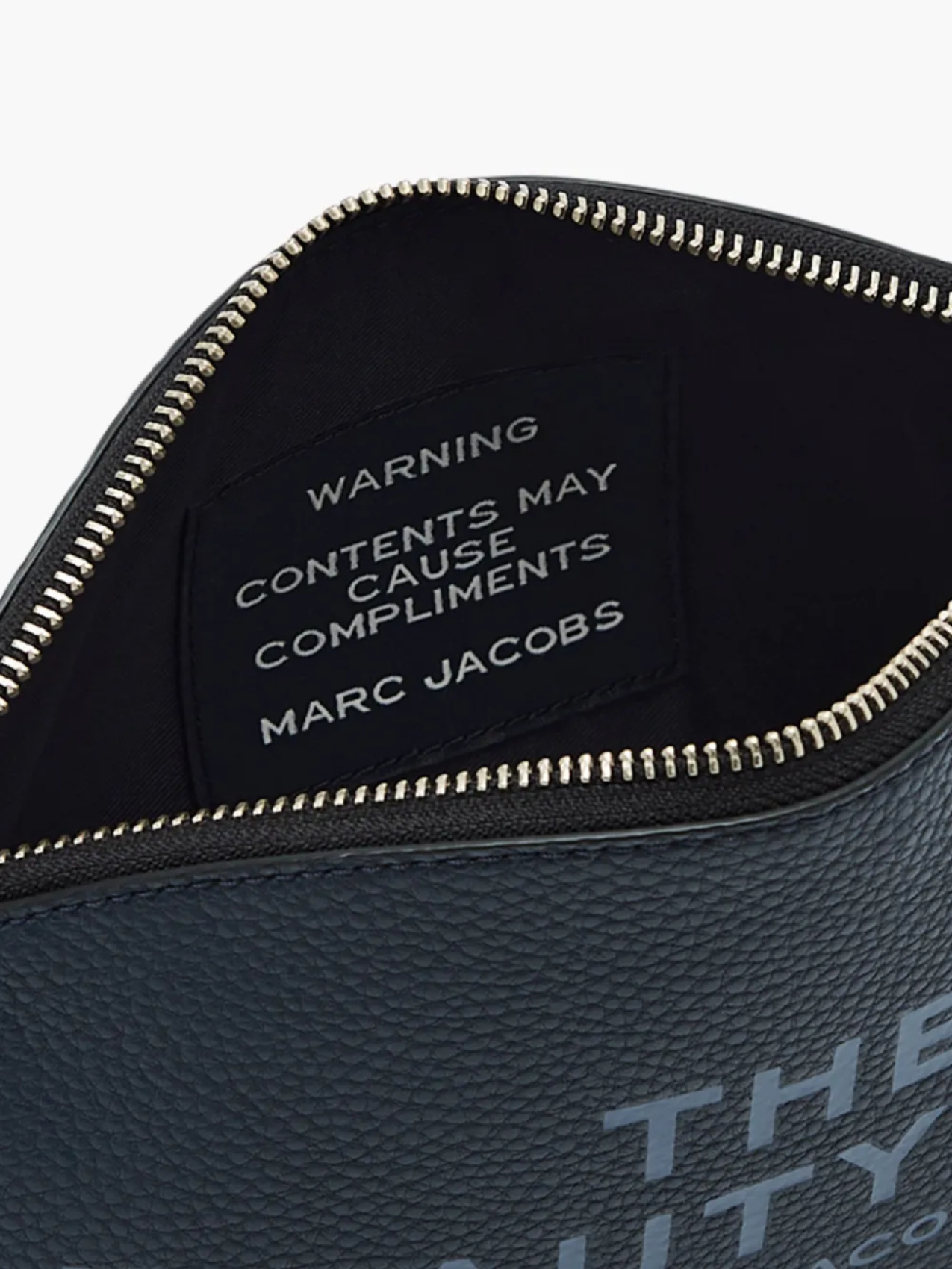Marc Jacobs косметичка The Leather, синий — фото 3