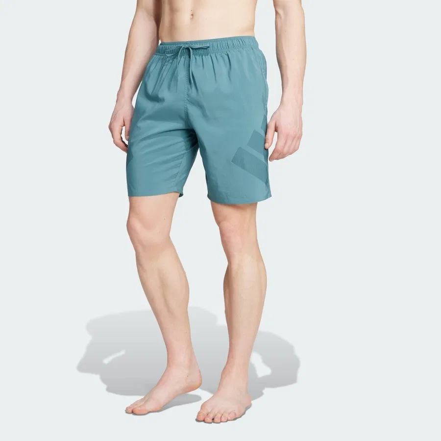 Плавки спортивные с принтом Big Bars Shorts 8-Inch adidas, Camgöbeği