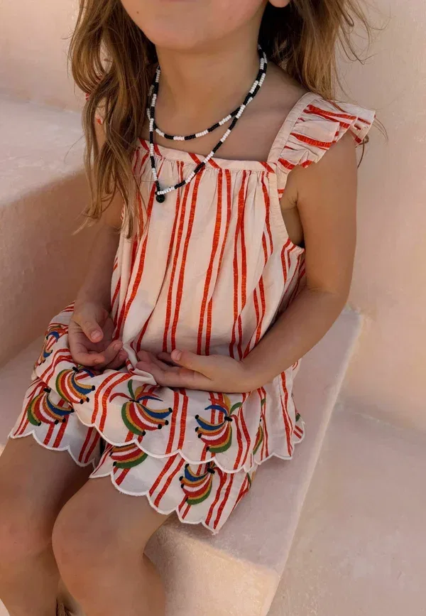 Комплект блуза и брюки из модала Never Fully Dressed, кремовый — фото 4