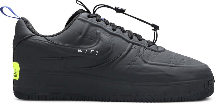 Кроссовки Nike Air Force 1 Low Experimental 'Black', черный - фото