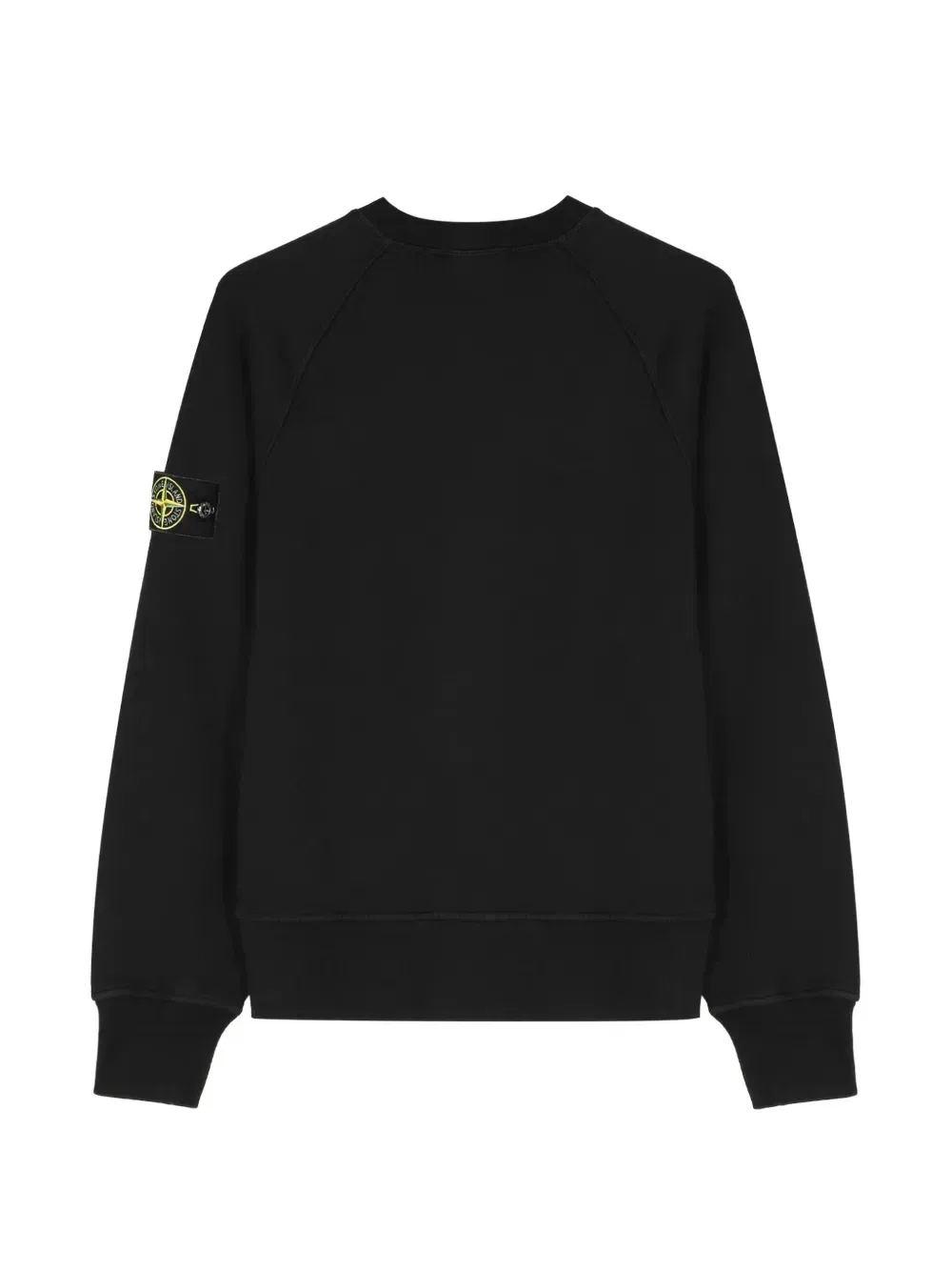 Толстовка с рукавами реглан и нашивкой-логотипом Stone Island, черный — фото 2