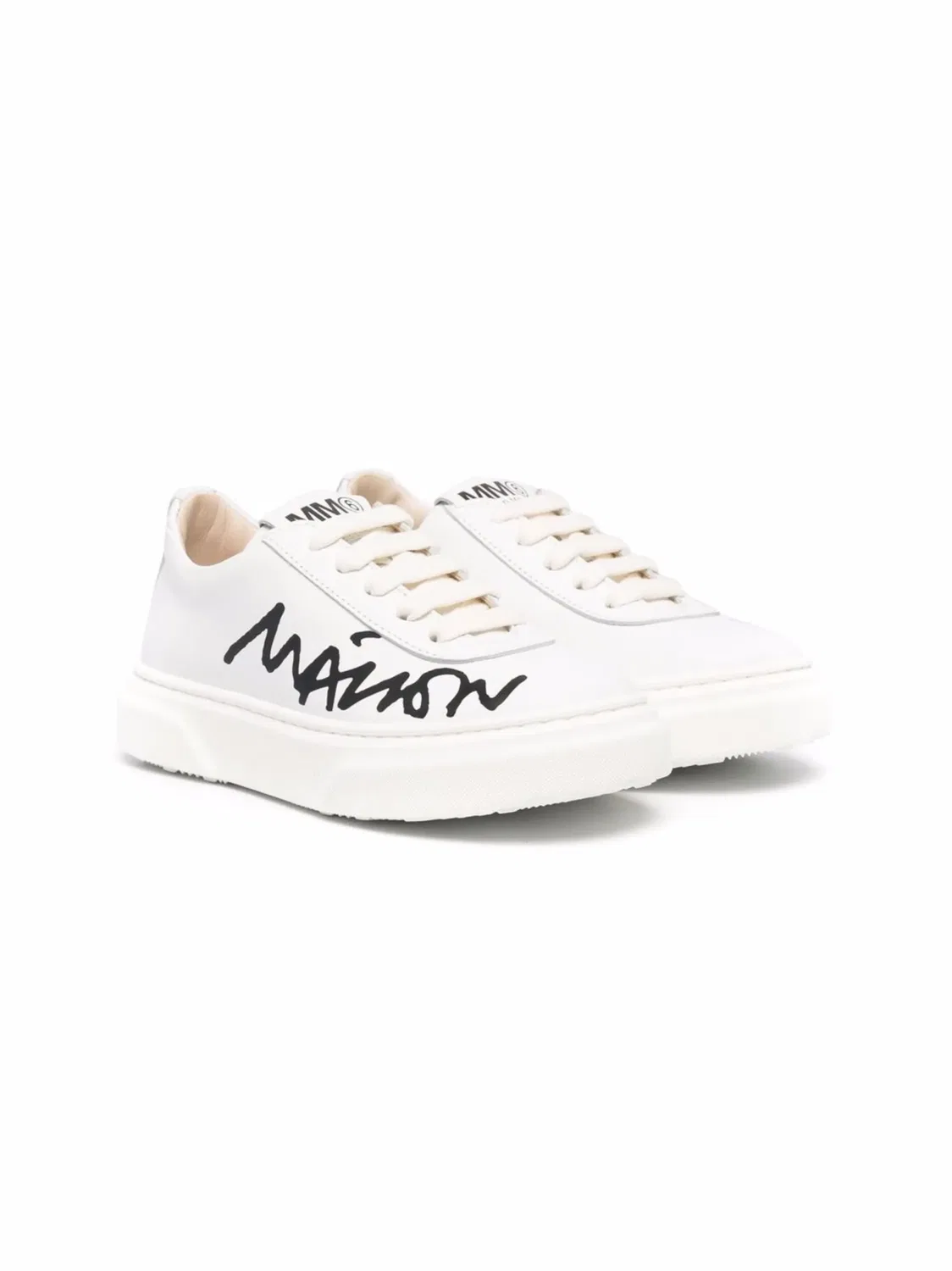 Кроссовки с логотипом MM6 Maison Margiela, белый