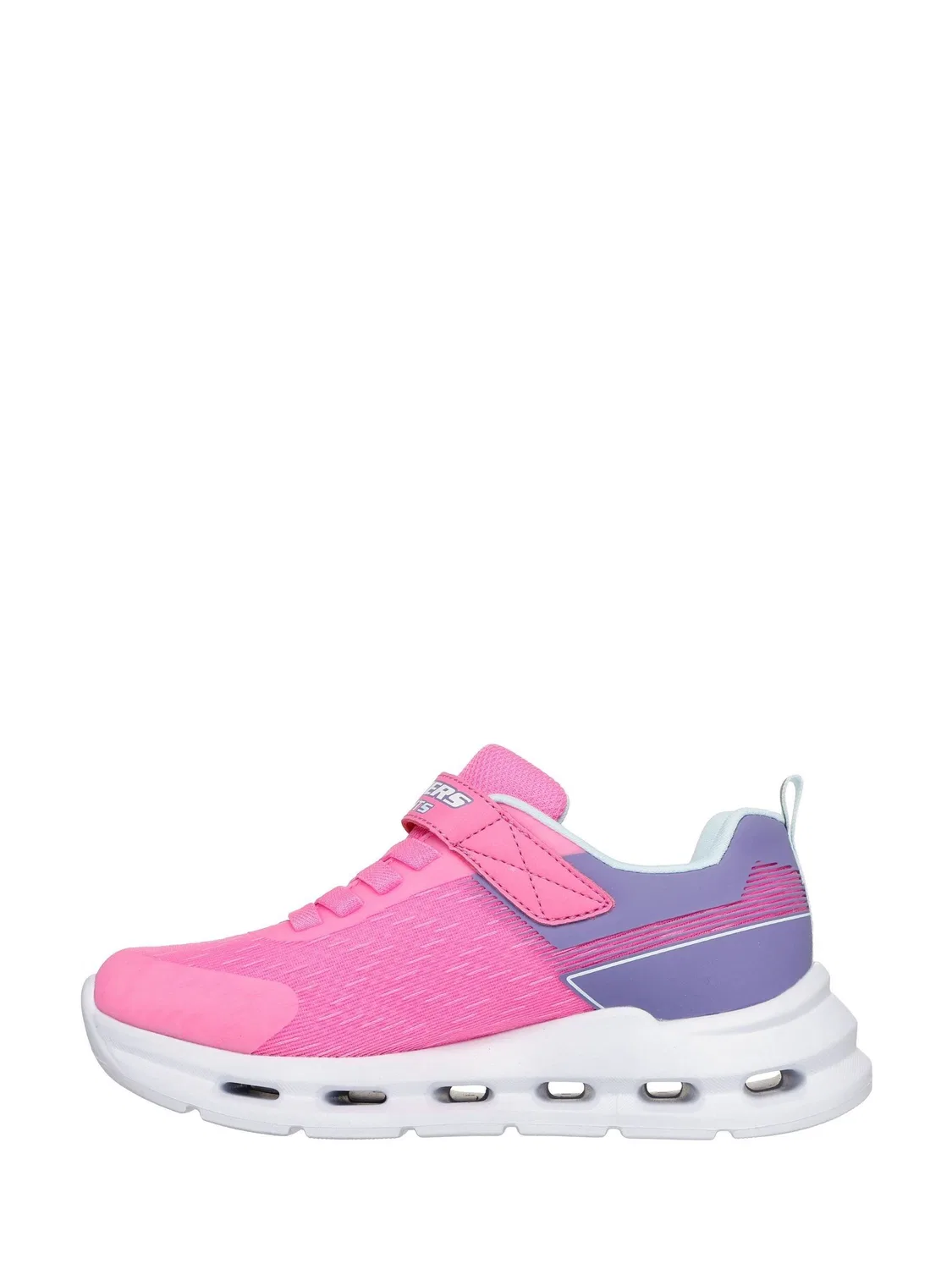 Кроссовки со светодиодами Skechers Glide-Step Lights, розовый — фото 2