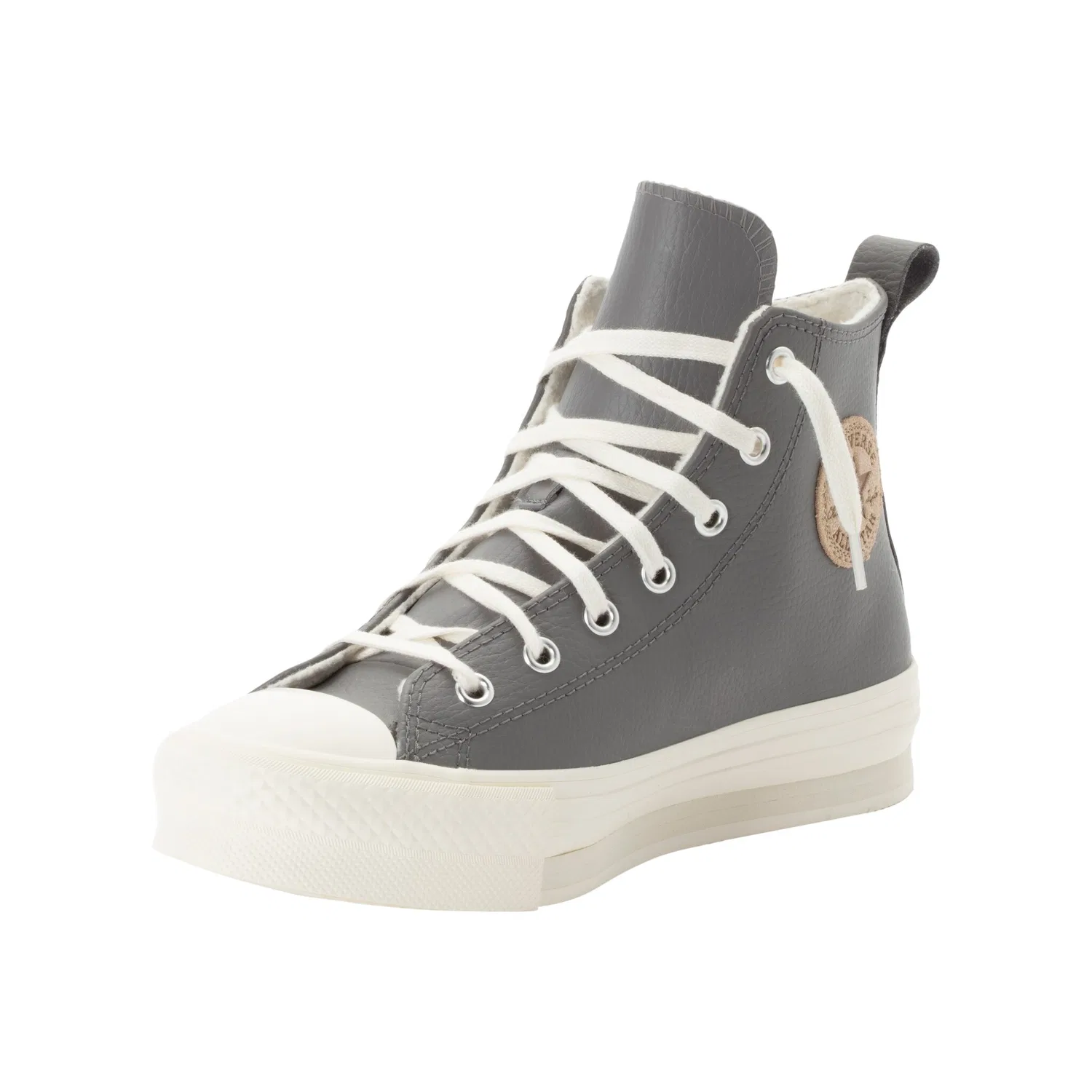 Детские кроссовки на шнуровке Converse, Sharkskin/Warm Quarry/Egret