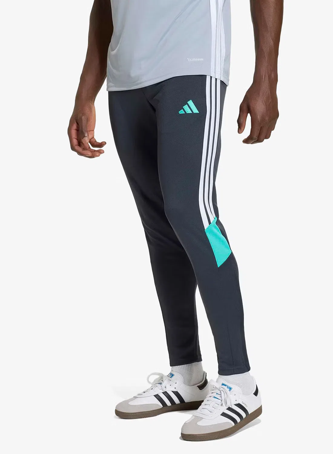 Штаны тренировочные с технологией Climacool Tiro 26 Essentials Adidas, серый