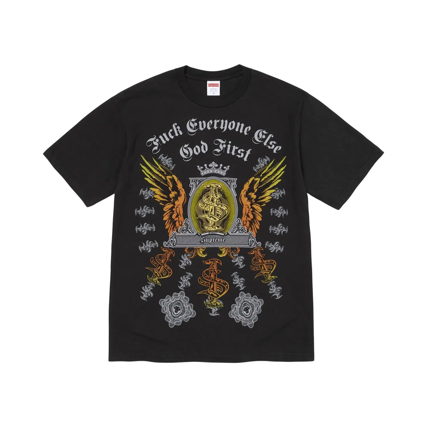 Футболка с принтом Supreme Money Tee, Black