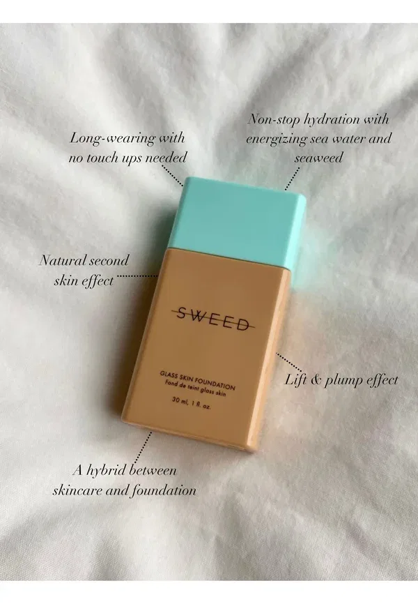 Тональное средство жидкое Glass Skin Foundation Sweed, 09 30 мл, цвет 09 — фото 3