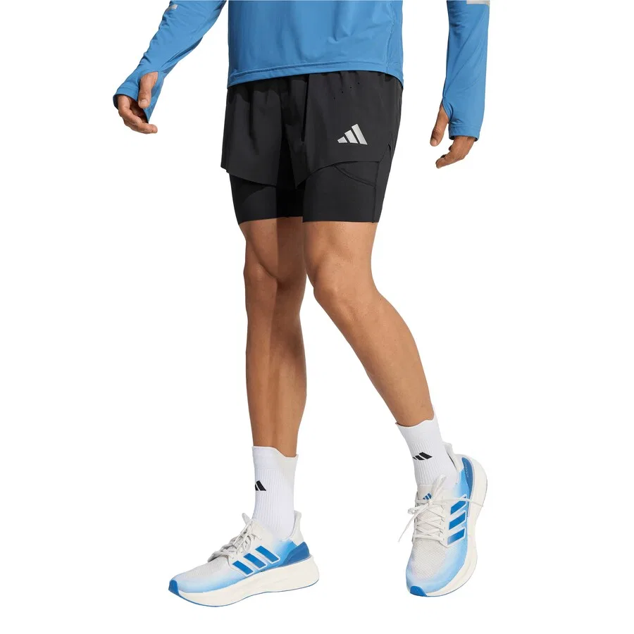Спортивные шорты ADIDAS PERFORMANCE Slim fit 'Adi365' черного цвета — фото 2