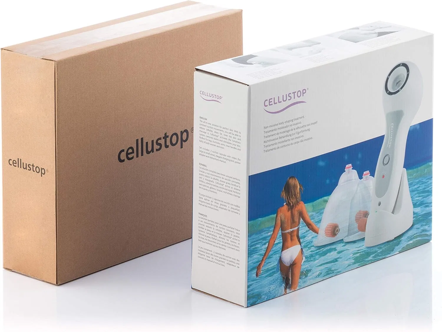 Вакуумный антицеллюлитный массажер Cellustop, USB, Visto in Tv, 7x19x7 см — фото 4