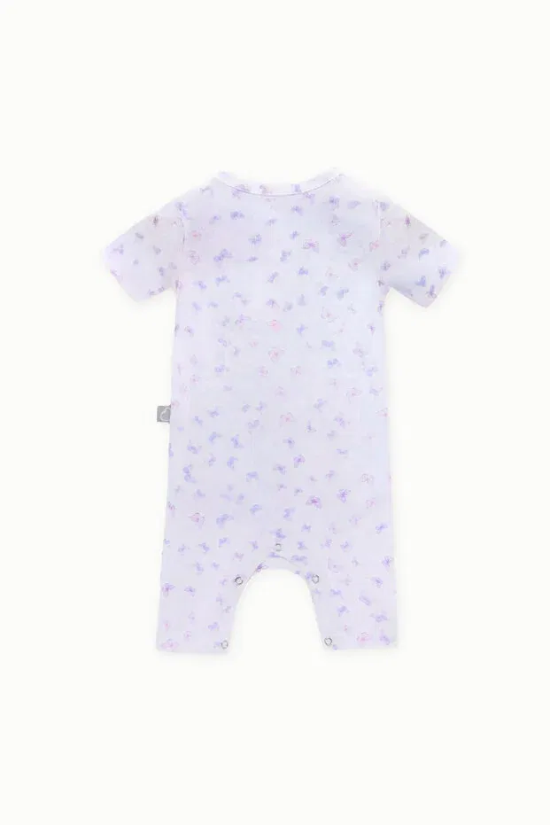 Детский комбинезон для девочек хлопковый Boumini, Lilac — фото 2