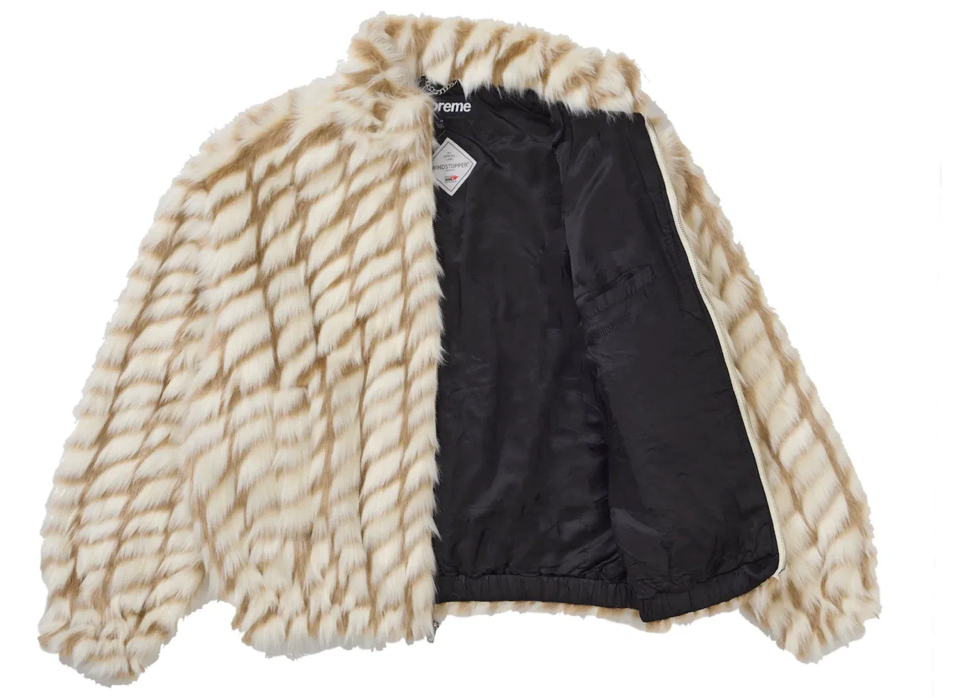 Мужская куртка с ветрозащитой и искусственным мехом Supreme Jacket, Tan — фото 2