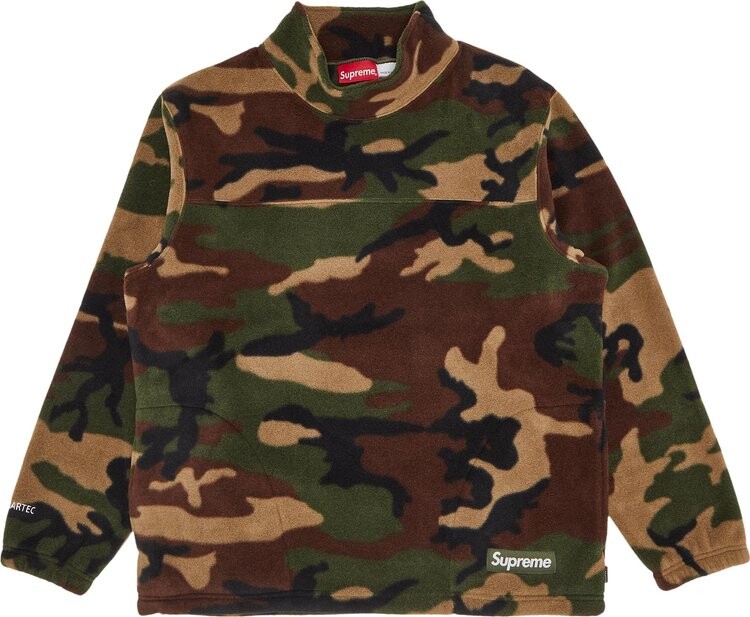 

Пуловер Supreme x Polartec Mock Neck Pullover 'Woodland Camo', разноцветный, Черный, Пуловер Supreme x Polartec Mock Neck Pullover 'Woodland Camo', разноцветный