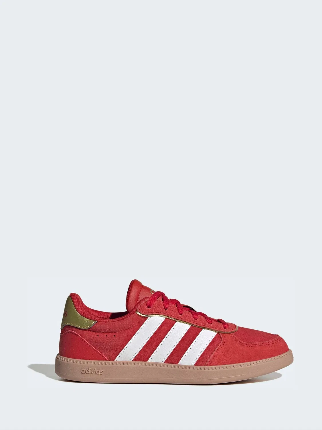 Кроссовки для мальчиков, Red Breaknet Sleek adidas, красный — фото 2