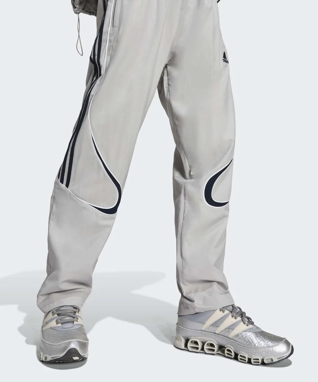 Мужские спортивные штаны свободного кроя Team Geist Adidas Originals, Серый — фото 4