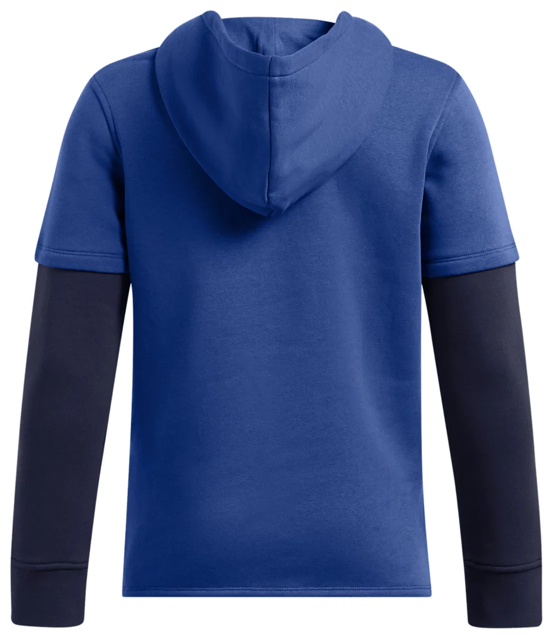 Худи для мальчиков Icon Fleece Jersey Under Armour, цвет Tech Blue/Midnight Navy/White — фото 2