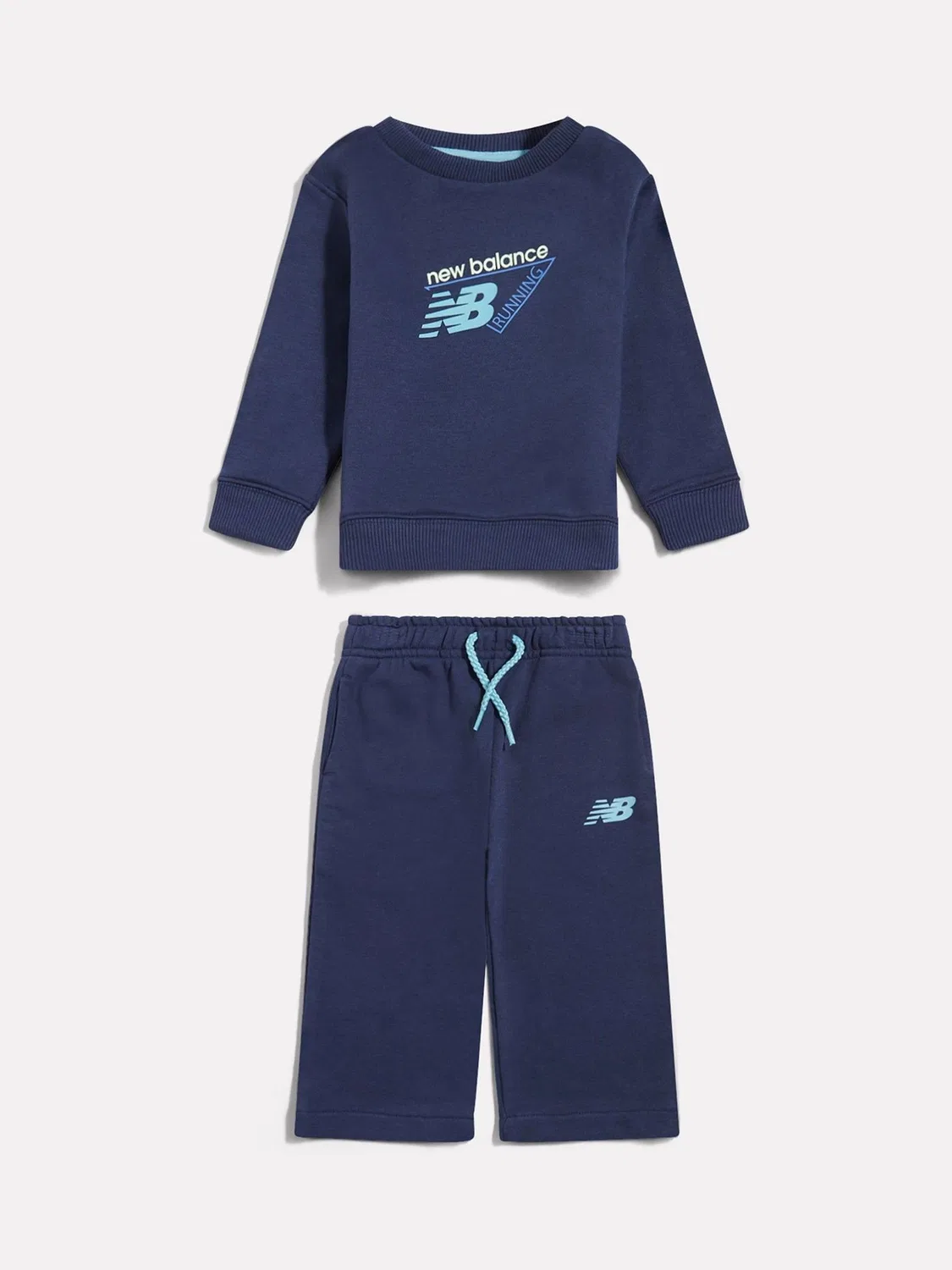 Комплект из худи и джоггеров New Balance, синий