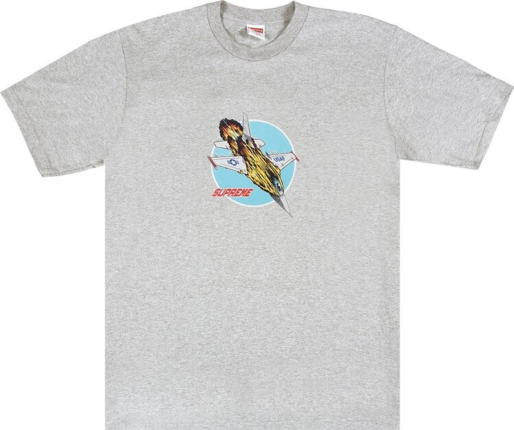 

Футболка Supreme Jet Tee 'Heather Grey', серый