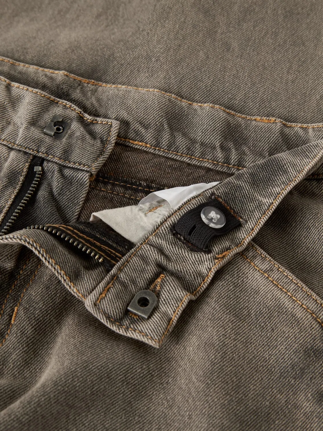 Джинсы прямые Name It NKMRYAN STRAIGHT JEANS 4525-IM L, коричневый — фото 4