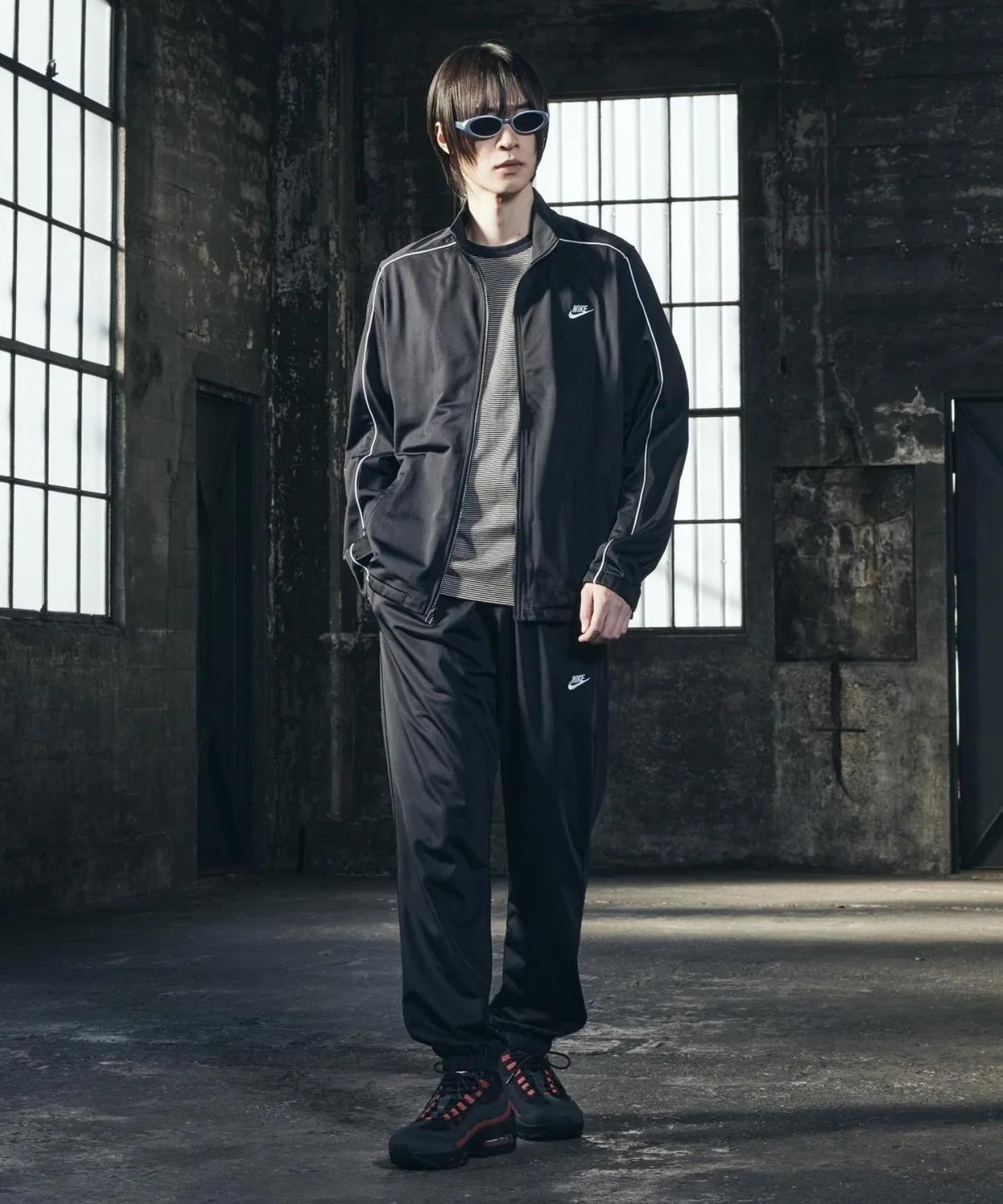 Спортивный костюм Nike Sportswear Club Poly-Knit, чёрный