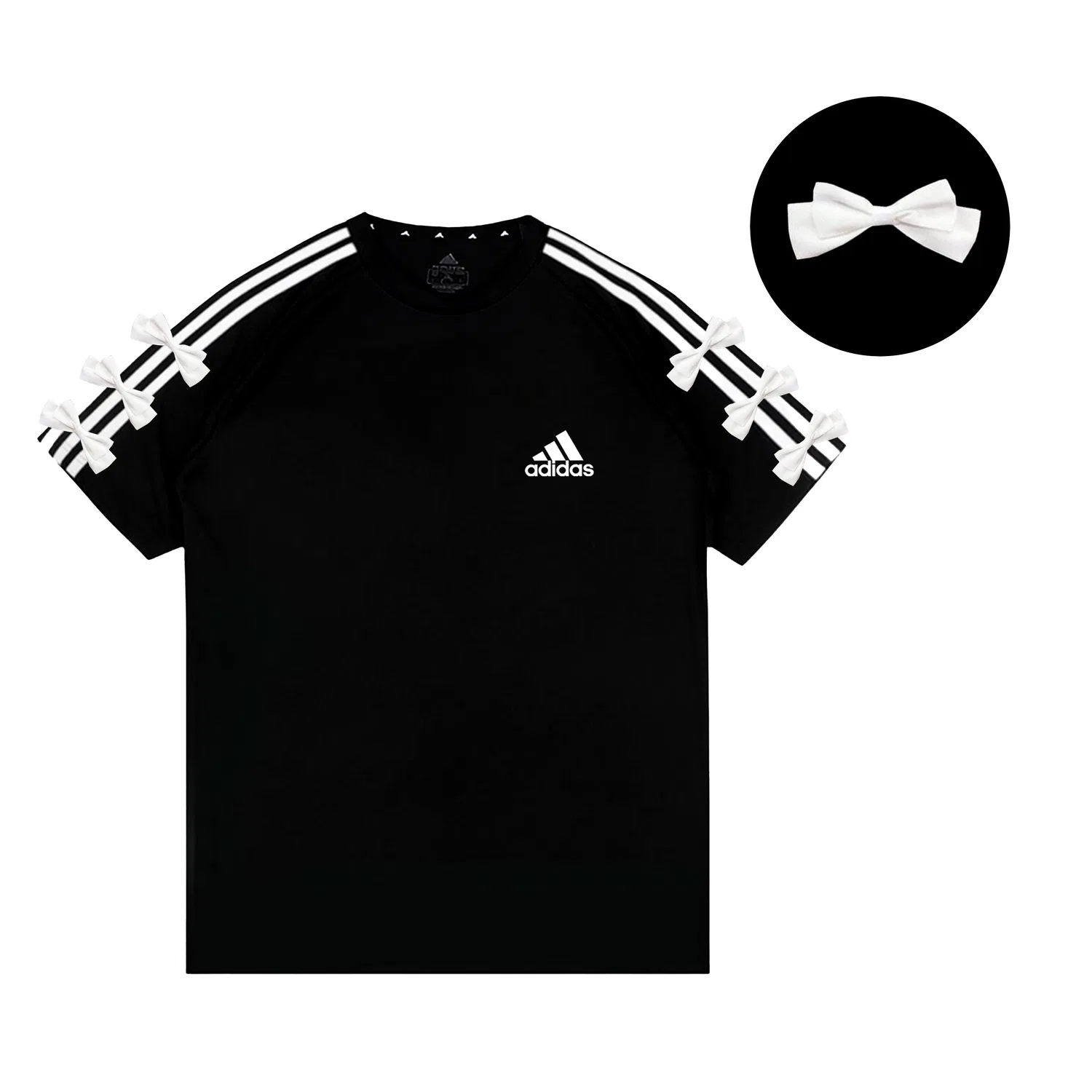 Футболка Adidas с принтом, белый цвет — фото 4