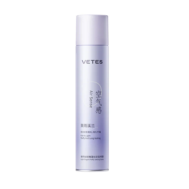 VETES Natural Bangs With High Crown And Volume Styling 320ml, Light and airy styling mousse 320ml (Mo Yu Xi Lan)