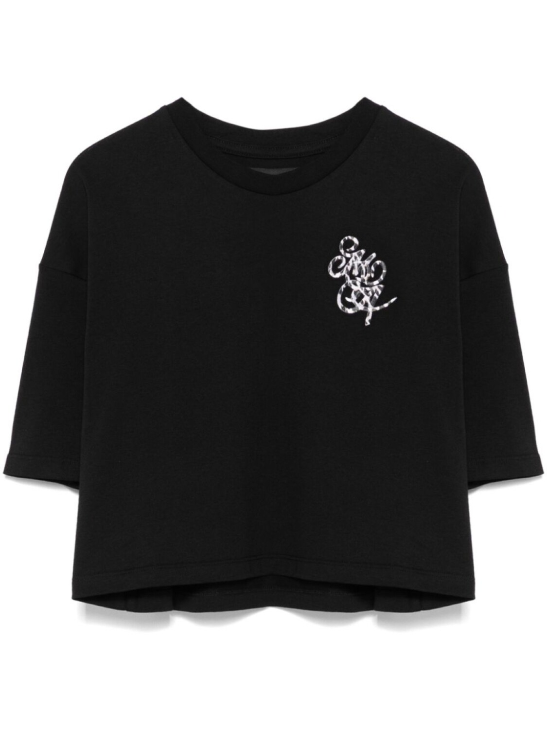 

AMIRI футболка Swirl Leopard, черный